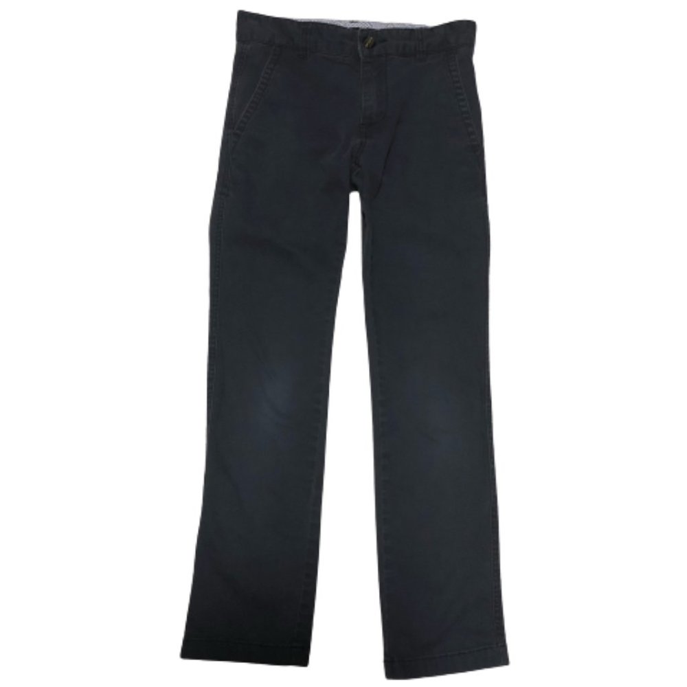 🎉HP! TOMMY HILFIGER Boys Stretch Chino Pants Cotton Blue Size 12